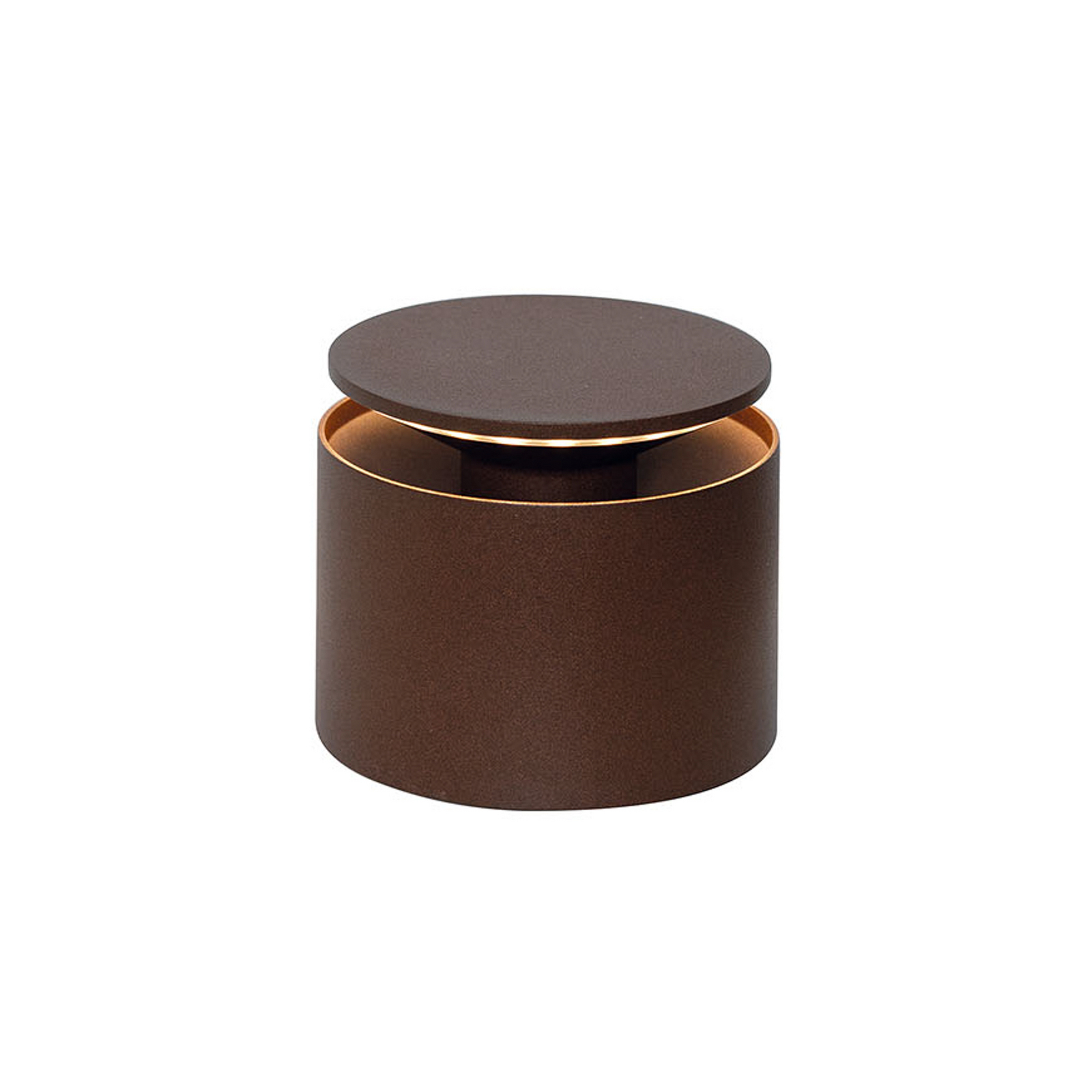 Zafferano Push-up oplaadbare tafellamp IP54 corten